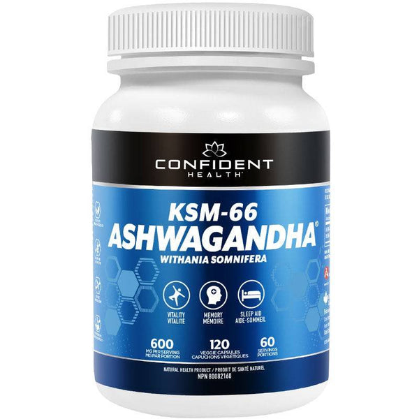 Confident KSM-66 Ashwaganda 120 caps