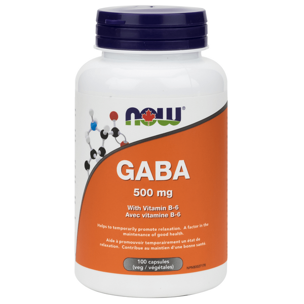 NOW GABA 500mg with B-6